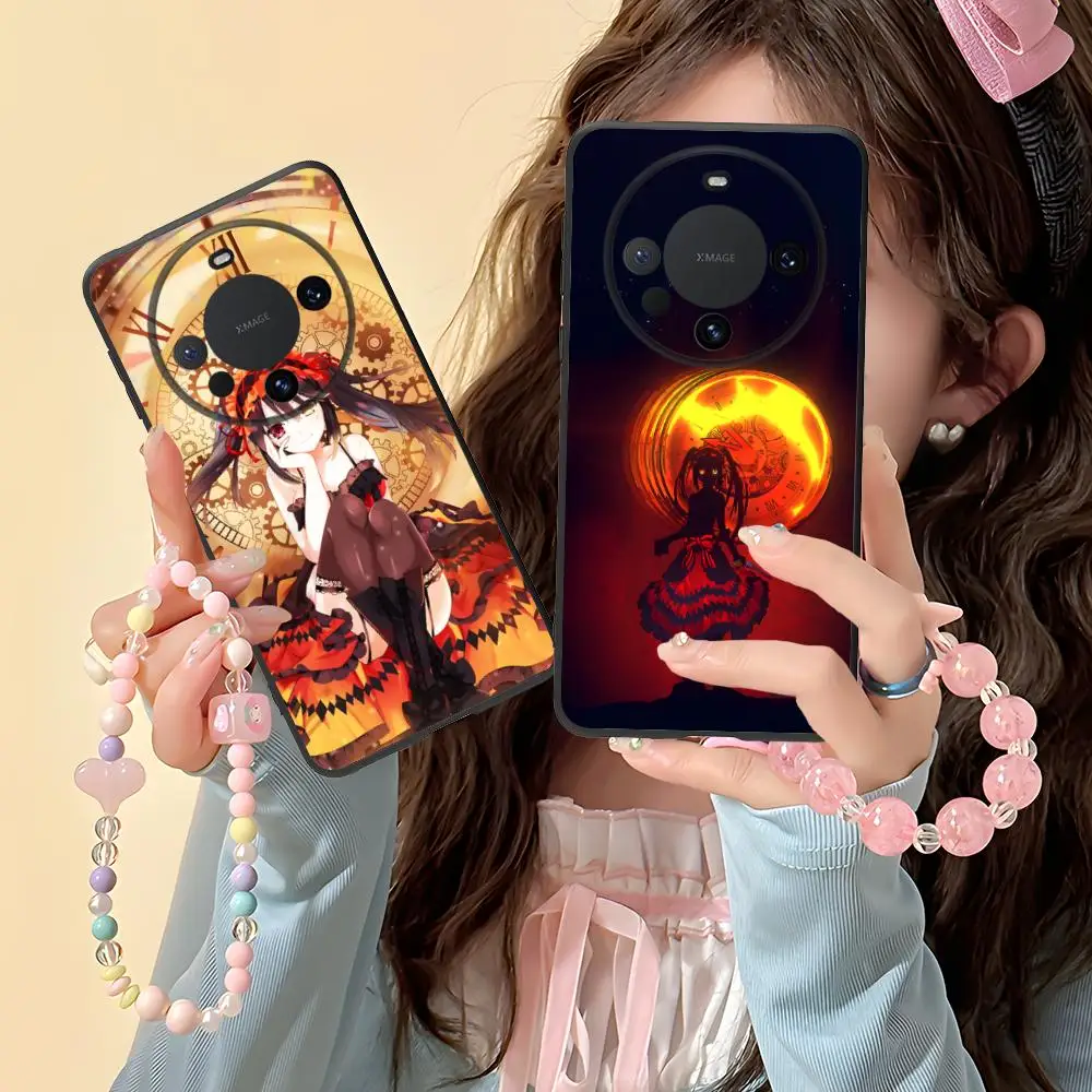 

Чехол для телефона Date a Live Kurumi Tokisaki для Huawei Mate 60 50 40 30 20 10 Pro Plus Lite E 5G с цветным принтом, защитный чехол