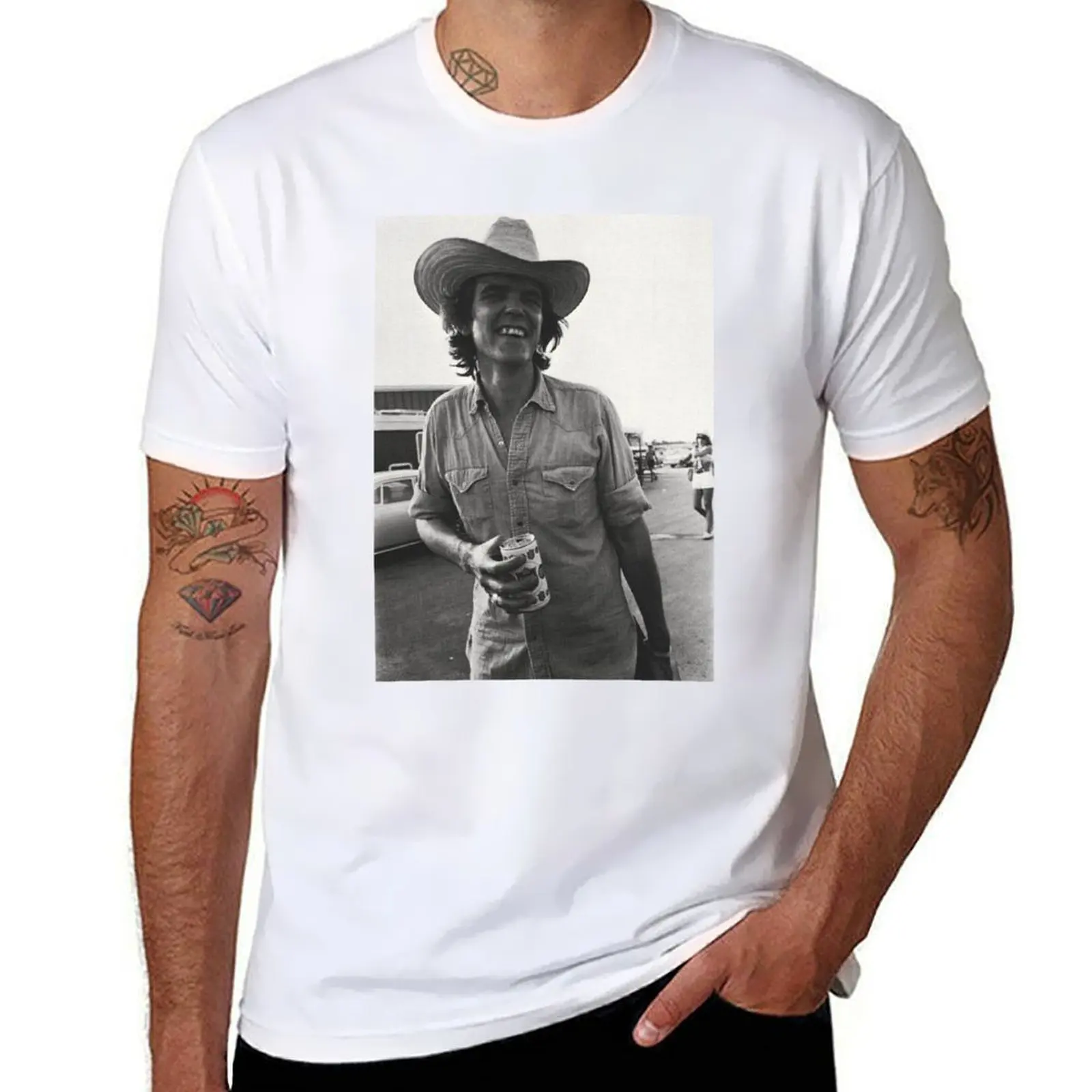 

Guy Clark T-Shirt t shirts for man pack cotton man t shirts high quality luxury brand T-Shirt