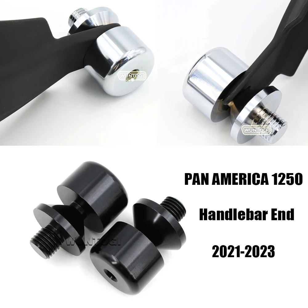 

For Pan America 1250 Motorcycles Handlebar Grip Ends PA1250 PA1250S Handlebar Ends Aluminum PANAMERICA 1250S 2021-2023