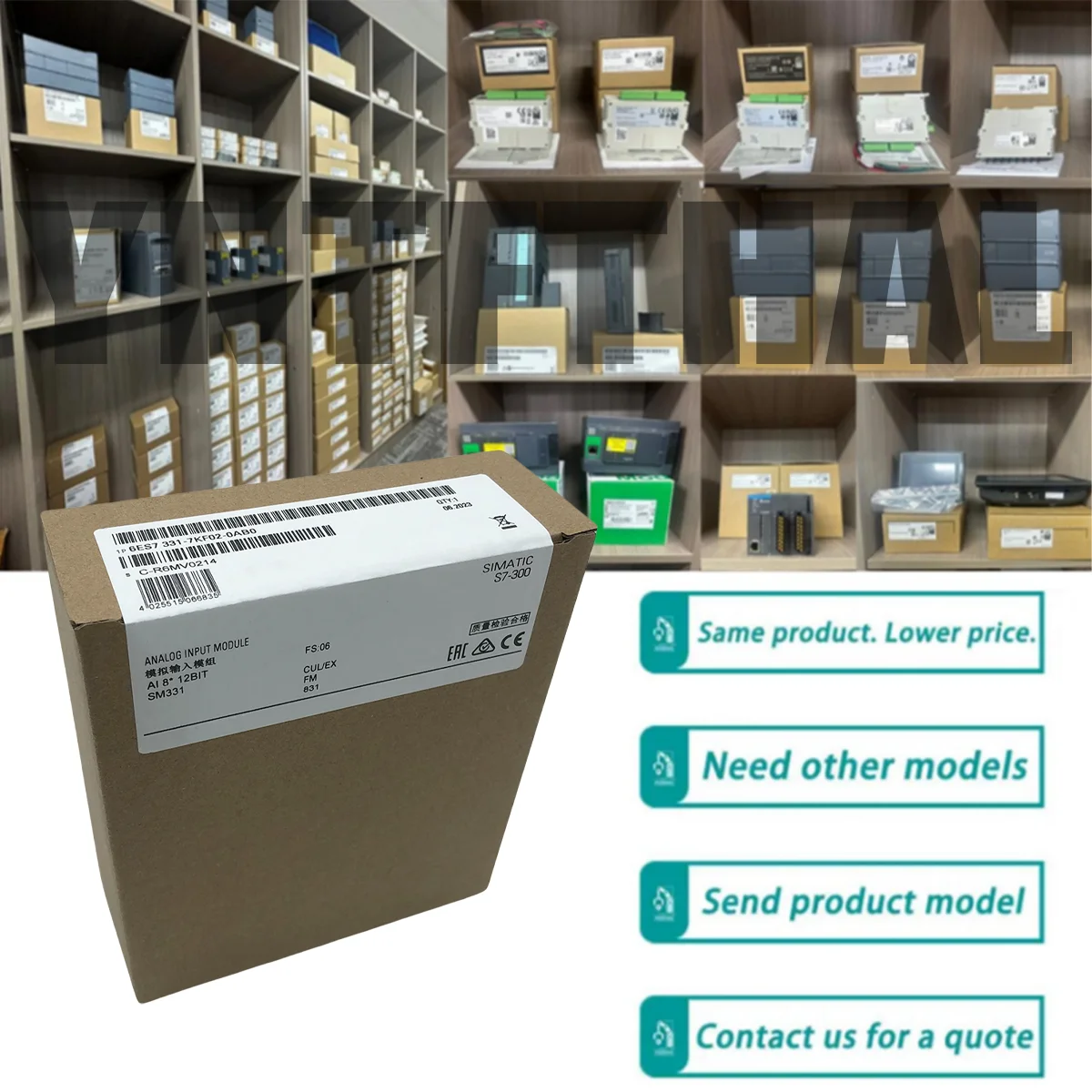 

New Original 6ES7331-7KF02-0AB0 S7-300 Analog Input Module Spot