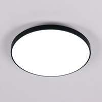 LED Round Bathroom Ceiling Light,24W Bright Flush Mount Fixture,6500K Cool White,For Bedroom,Living Room,Kitchen,Balcony