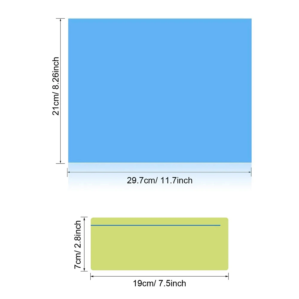 SR-17 حزمة شرائط دليل القراءة تراكب ملون تسليط الضوء على الإشارات المرجعية A4 مساطر تتبع القراءة للأطفال وعسر القراءة