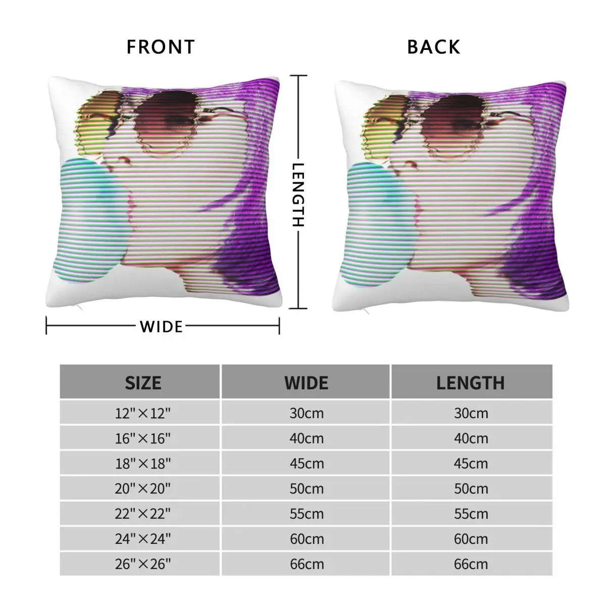 Pop Art Girl With Chewing Gum Square Pillowcase Polyester Linen Velvet Pattern Zip Decor Throw Pillow Case Room Cushion Case