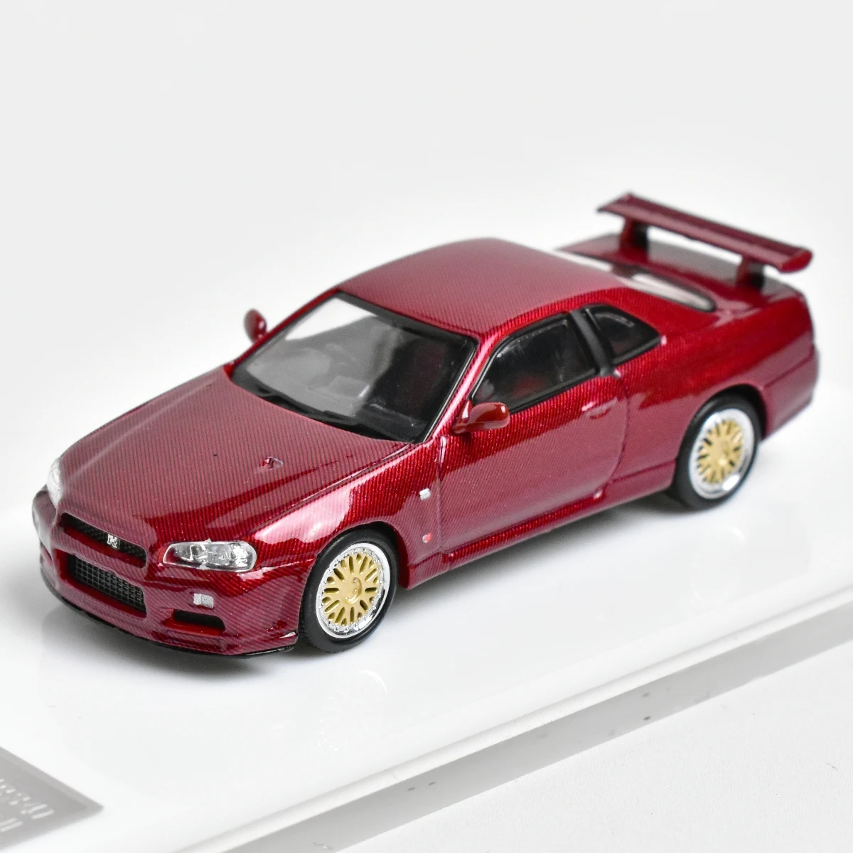 SH 1:64 BNR R34 هدايا للمراهقين V-SPEC-II Diecast نموذج سيارة