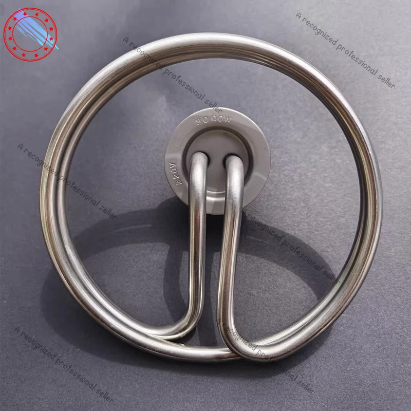 

Noodle cooking furnace heating tube, steamer, heat preservation car, water heater, round double ring steam 3KW electric heating