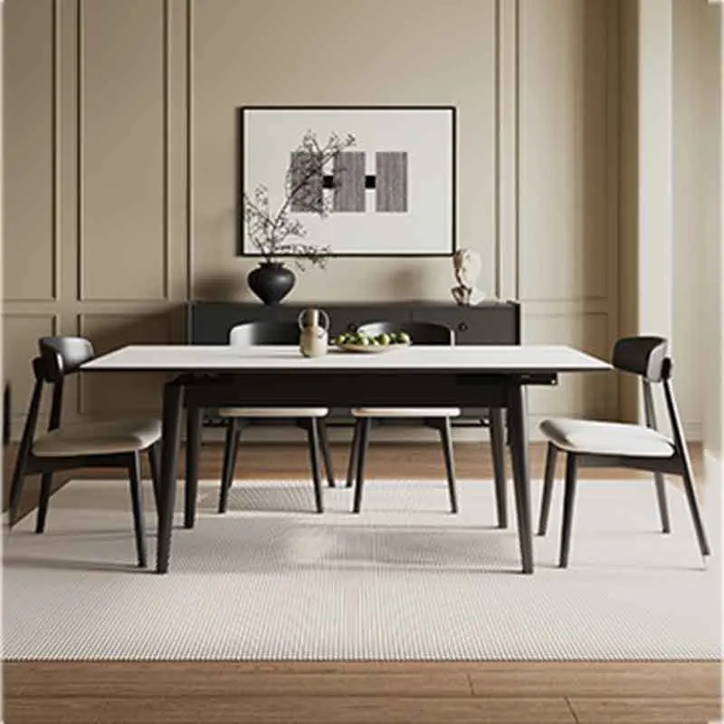 Style Unique Dining Table Party Study Centerpiece Living Room Dining Table Kitchen Rectangular Mesas De Jantar Home Furniture