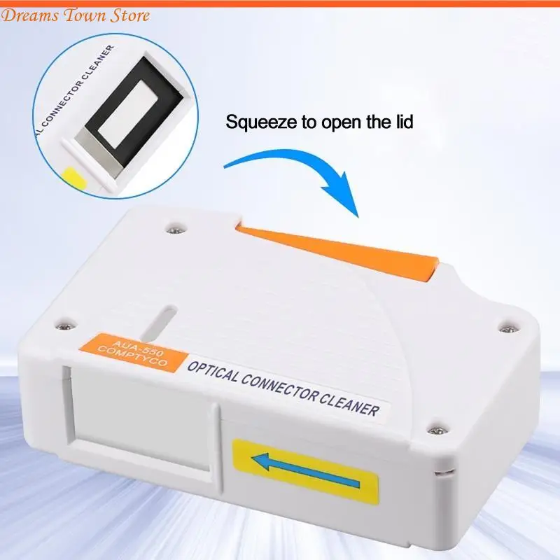 HX6A AUA-500 Fibre End Face Nettaiteur Nettoyage Pigtail Wiping Cleaner Tool Optical Connector Cleether Fit pour ST POUR