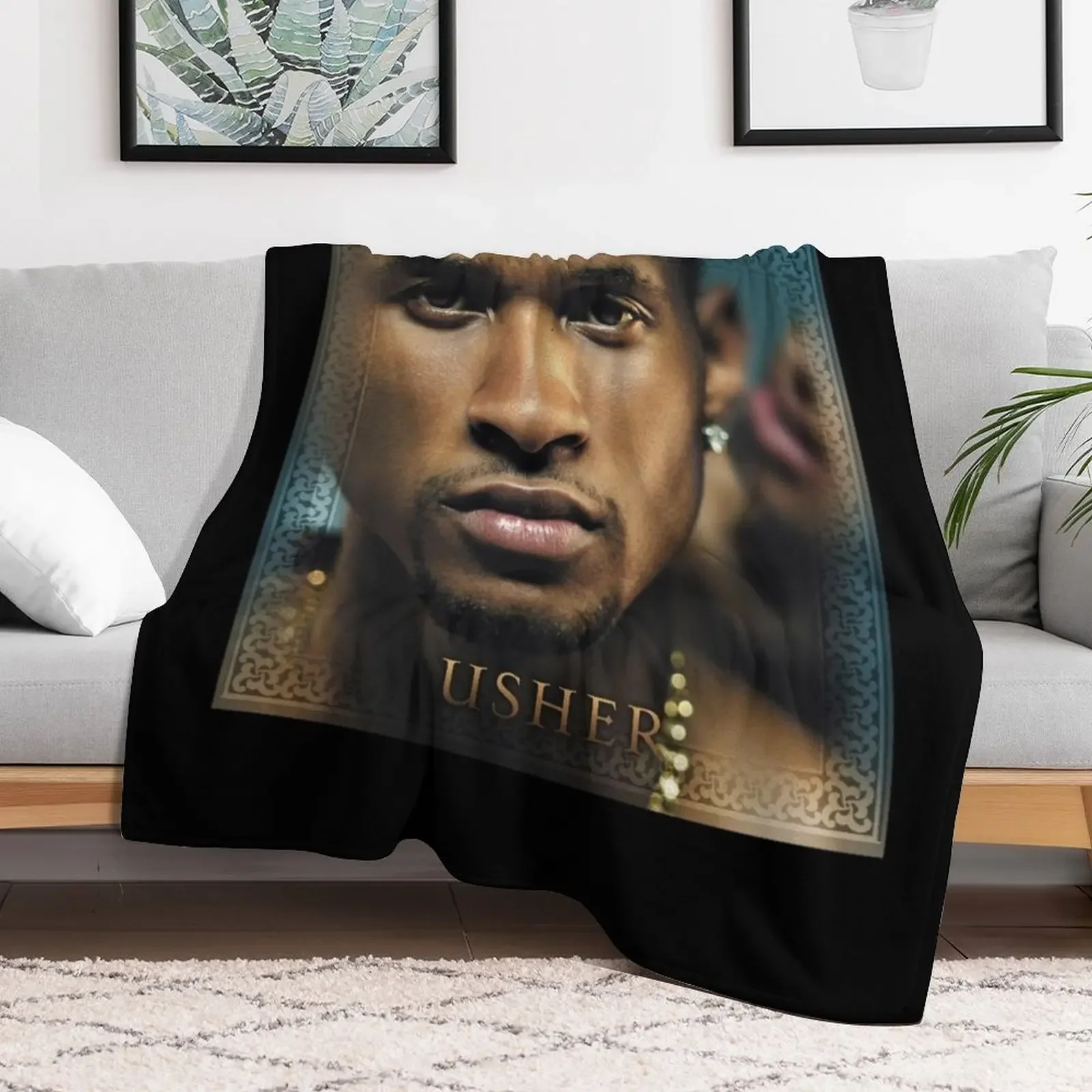 Usher Confessions Throw Blanket Personalized Gift Warm Blankets