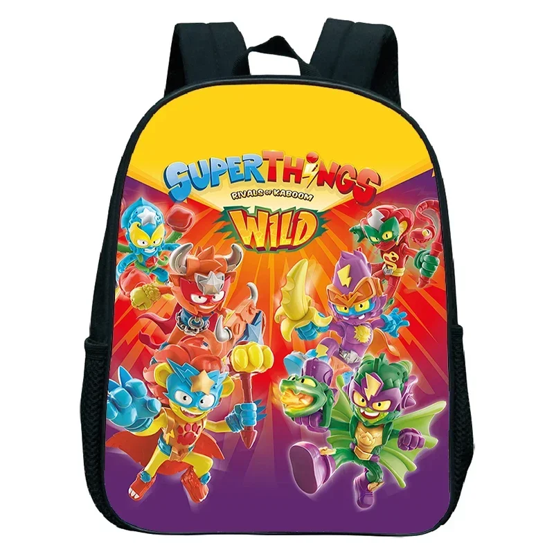 

SuperThings Wild Backpack Boys Kids Kindergarten Bag Children School Bags Superzings Toddler School Backpack Cartoon Bookbag