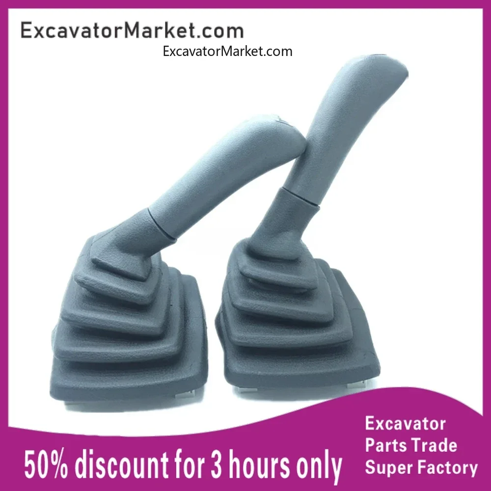 For Kobelco SK75 130 200 240 250-8 Excavator Lever handle rubber dustproof cover Joystick grip cover  Accessories For excavator