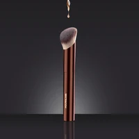 Hourglass-Pinceau de maquillage à poils en fibre douce, brosse pour fond de teint, design tendance, visage unique, n ° 21 4