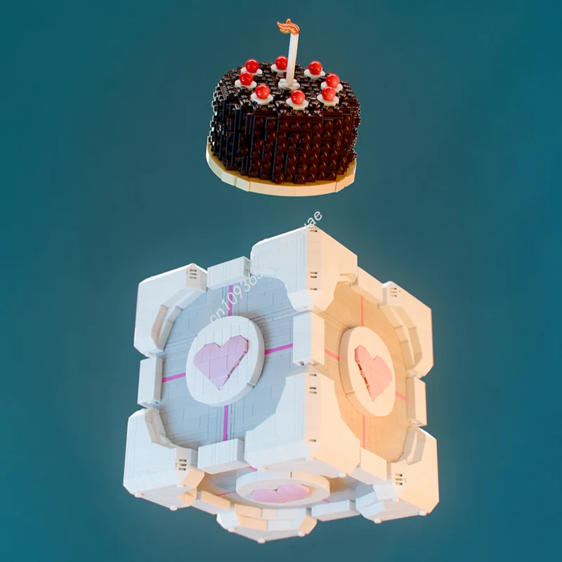 2692 قطعة MOC رفيق مكعب + كعكة اللبنات لتقوم بها بنفسك تجميع فكرة الإبداعية التعليم الطوب الأطفال أطفال عيد الميلاد لعبة هدية