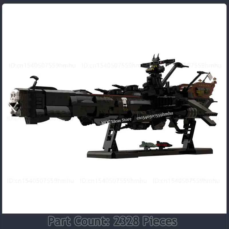 MOC Building Block New Space Battleship Arcadia In The Comic Is Suitable Fit MOC-48193 Kits Set DIY Collection Toy Birthday Gift