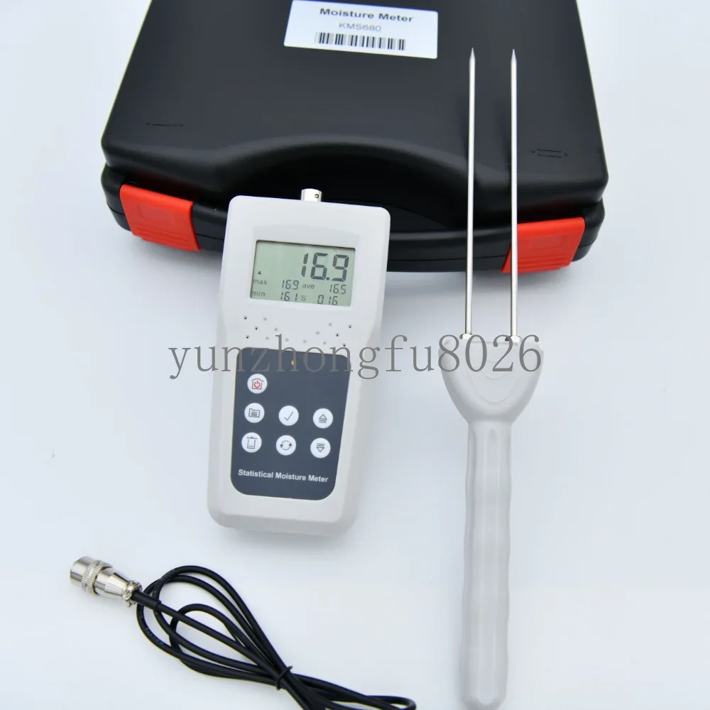 

Cheese Moisture Meter Yarn Textile Garment Moisture Analyzer KMS680T with memory