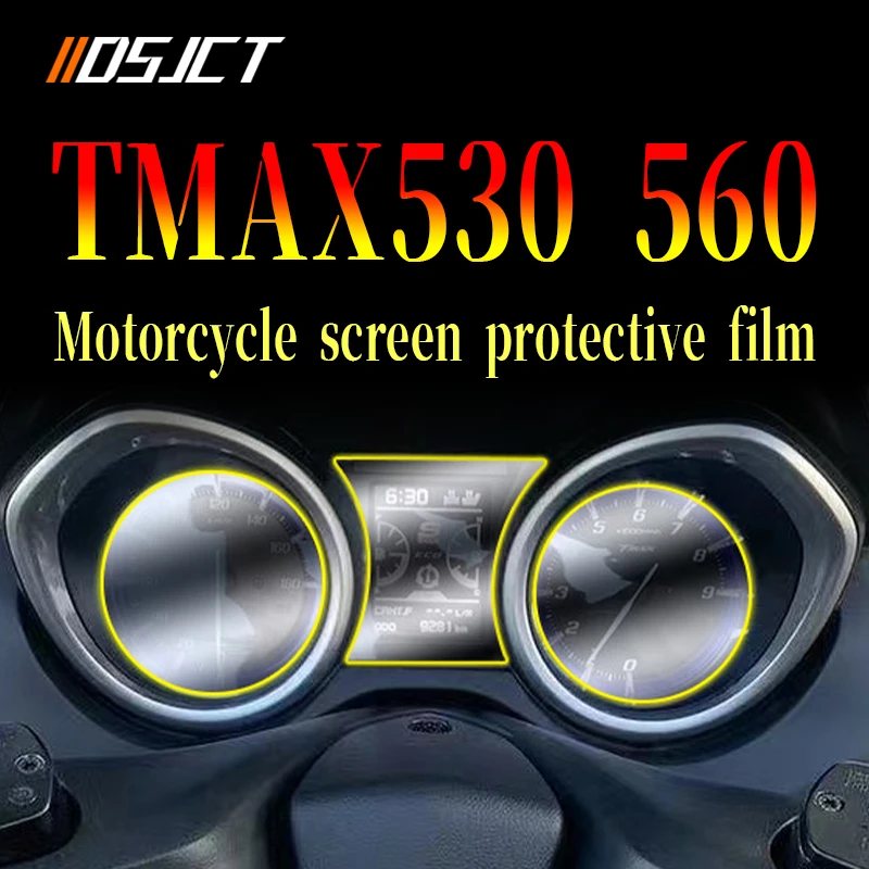 

For Yamaha Tmax530 Tmax560 Tmax T Max 530 DX SX 560 Tech Max Instrument Scratch Cluster Protection Film Speedometer Screen