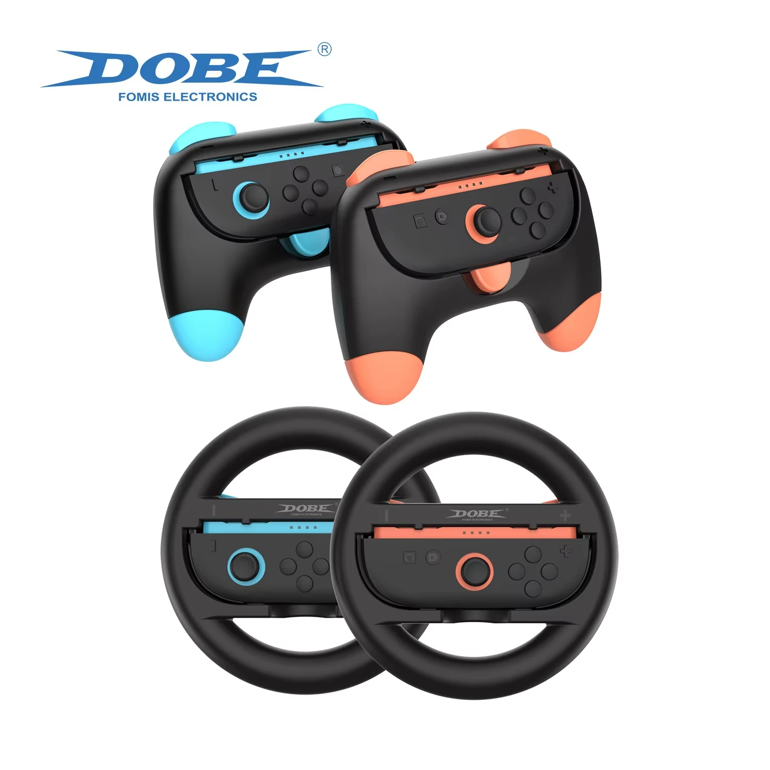 

New Game Controller For Switch2 Handle Steering Wheel Racing Game For NS2 JoyPad 4-in-1 Game Steering Wheel Grip Accessories