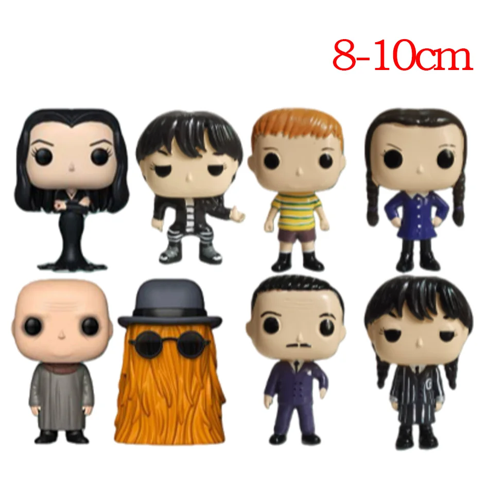 24pcs Anime Wednesday Adams Family Blind box Figure mysterious Statue PVC model Doll Decorative Decoration Toy Halloween Gift