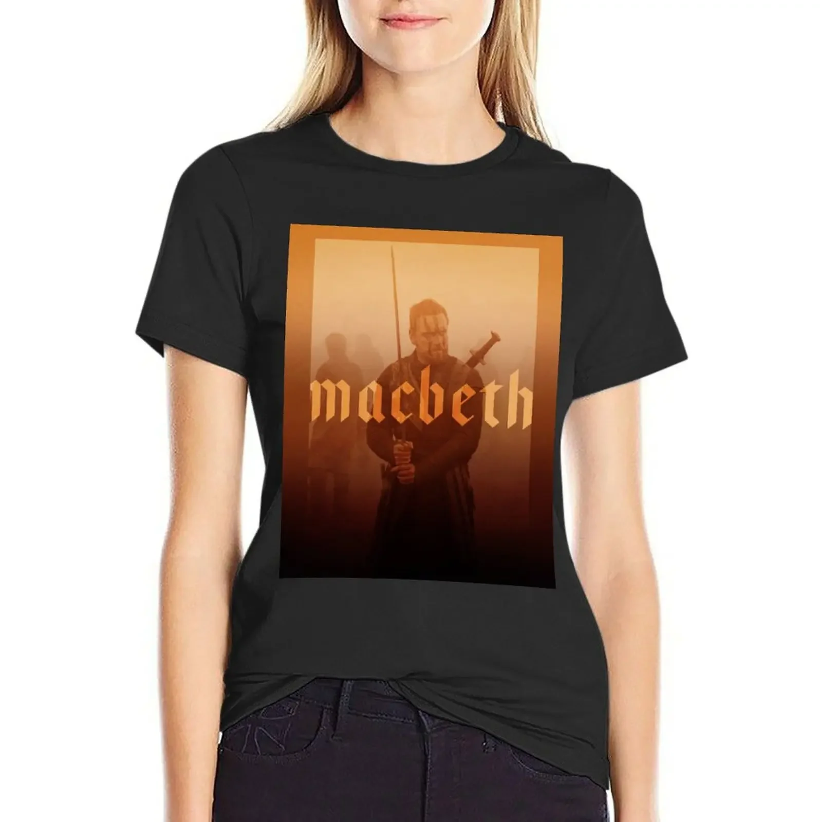 

Macbeth T-Shirt customs kawaii clothes summer top lady clothes t-shirts for Women cotton