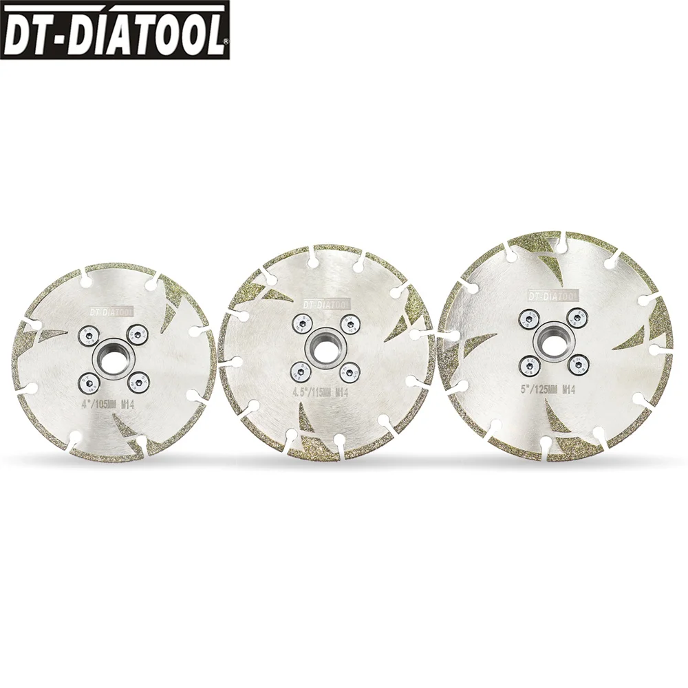 DT-DIATOOL قرص قطع الماس 100 مللي متر/115 مللي متر/125 مللي متر لبلاط الرخام السيراميك M14 الموضوع DIa 4-5 بوصة شفرة المنشار