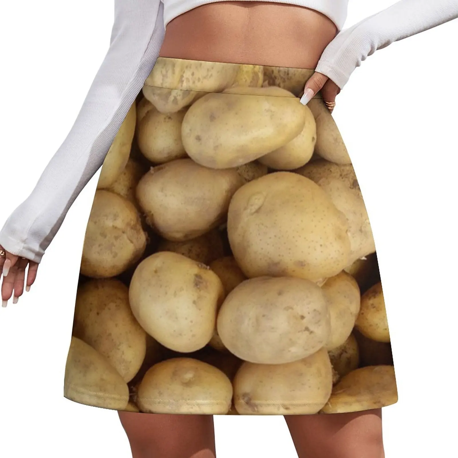 

Potatoes... good, honest.. Potatoes... Mini Skirt luxury clothes women Womens dresses womens skirts