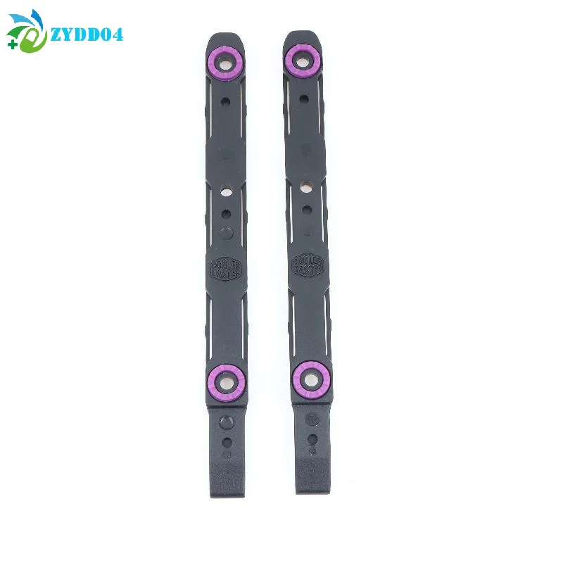 ●1Pair Black Plastic Hard Drive Mounting Rails For Cooler Master Chassis Left Right For SATA SSD Computer Connect