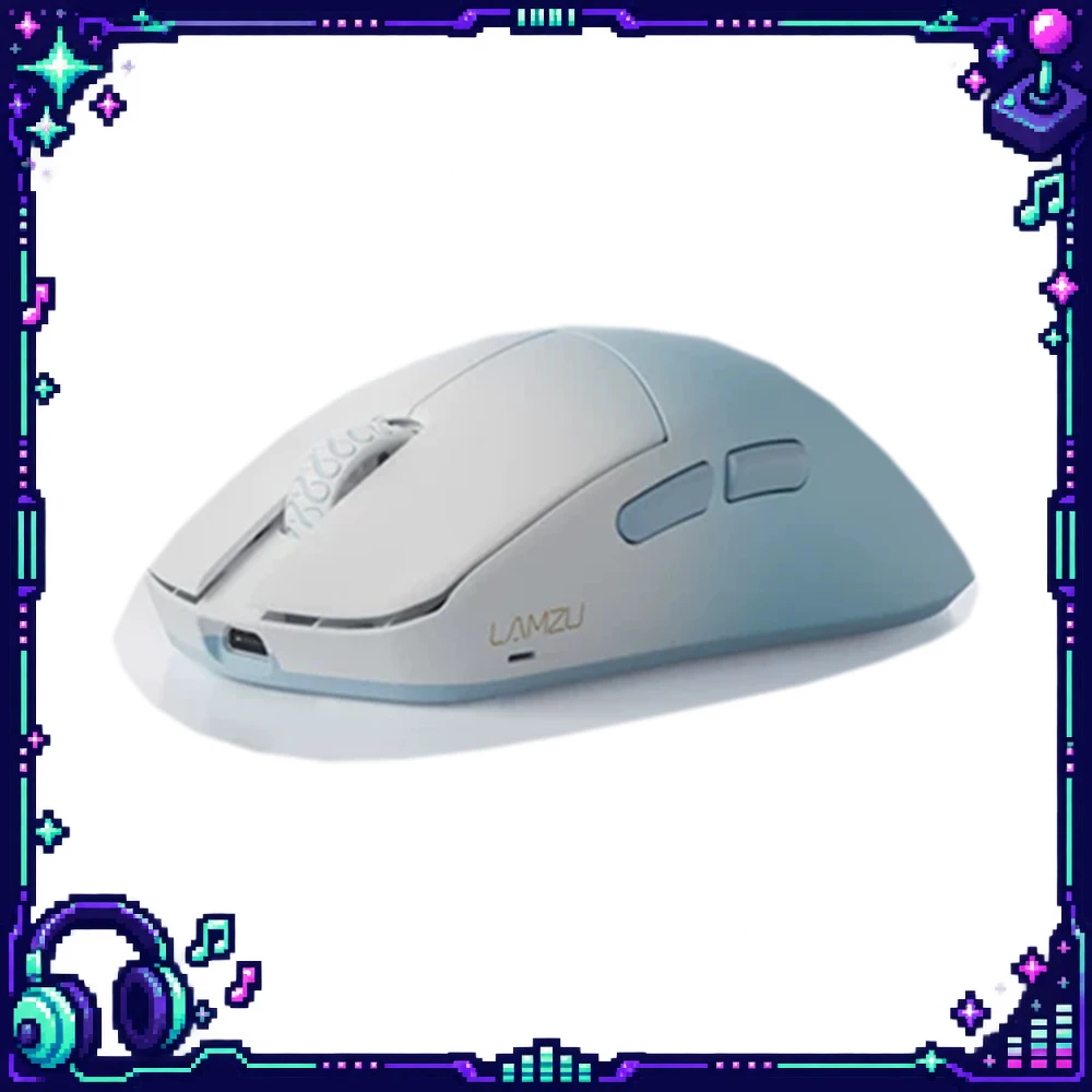 LAMZU Maya X V2 Mouse Two Mode Wireless Gaming PAW NEXT I Sensor 50000 DPI Ergonomic 47g Lightweight Low Latency Mouse PC Gift