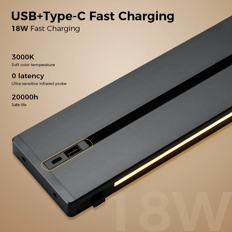 Avoir Track Socket With USB High Power Home Improvement Electrical Sockets kitchen Removable Multiple Plug Dustproof wall outlet