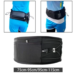 Running Belt Practical Comfortable Fit Adjustable Drawstring Phone Holder Fanny Pack for Biking Jogging Camping Sports Climbing