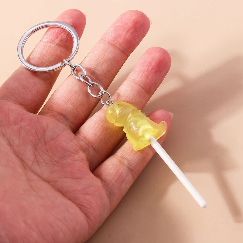 Aihua 40 Farben Süße Süßigkeiten Lutscher Schlüsselanhänger Nachahmung Lebensmittel Zucker Schlüsselanhänger Frauen Mädchen Tasche Anhänger Schmuck Geburtstagsgeschenke – Detail 23