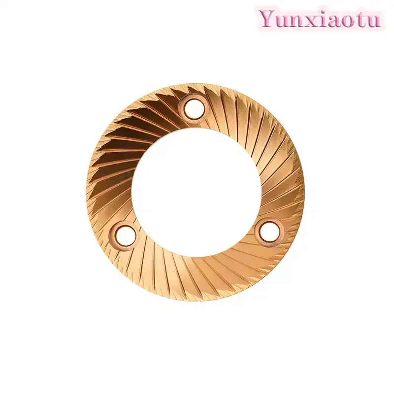 64mm Flat Burrs Coffee Grinder Replacement with Titanium Coating Multipurpose for DF64 P64 ODE Mazzer Espresso Brew