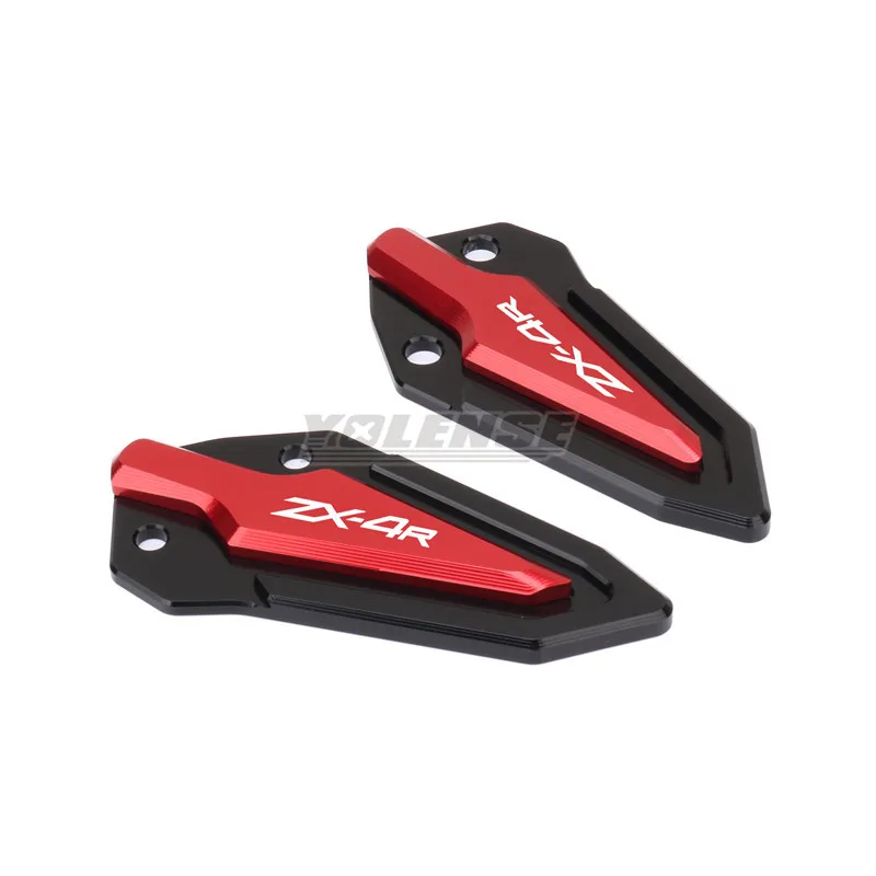 Motorrad Zubehör Pedal Schutz Hinten Pedal Schutz Ferse Platte Dekorative Für ZX4R ZX4RR ZX25R ZX-4R ZX-4RR ZX-25R