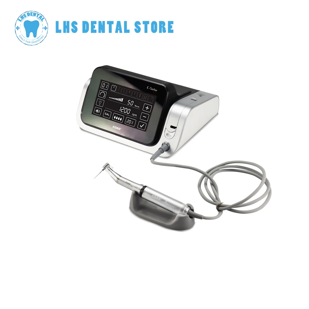 Dental Implant Motor COXO C-Sailor Pro Portable Professional Surgical Brushless Motor with Touch Screen with 20:1 Contra Angle