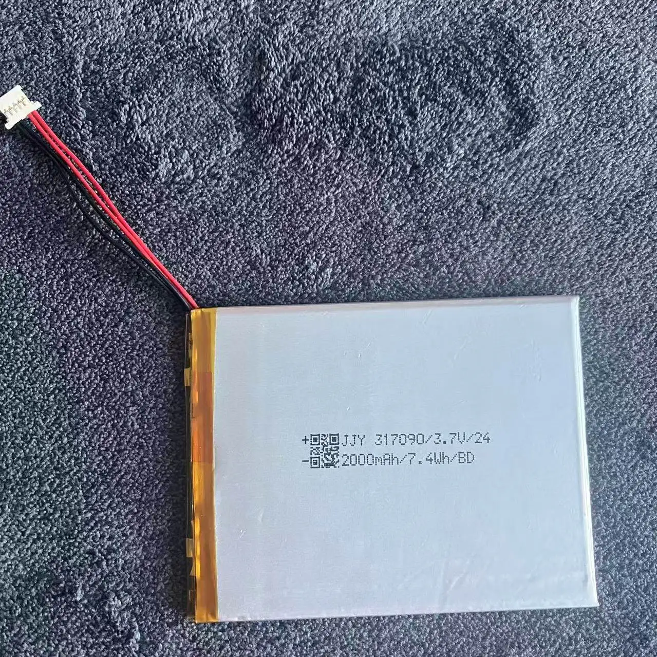 10pcs.。for New polymer battery, model: 317090 3.7V 2000mAh。.