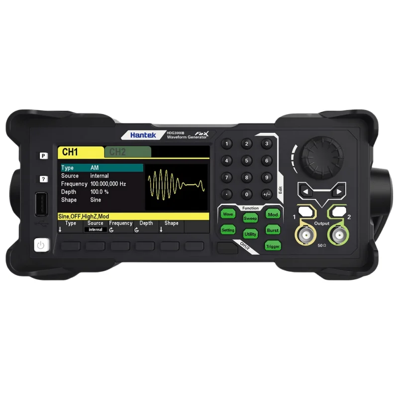 Generator HDG3102B:eaturing DDS Technology (Waveform/Pluse/Function/Harmonic)Generator + Frequency Meter 5-in-1