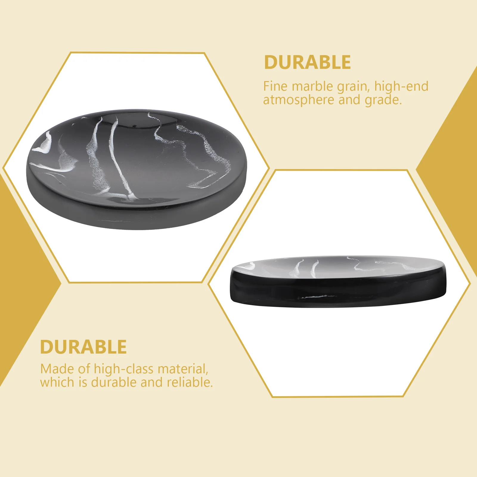 

Marble Grain Nordic Resin Bar Holder Soap Holder Bathroom Kitchen Bar Storage Drainage Tray Household Soap Box