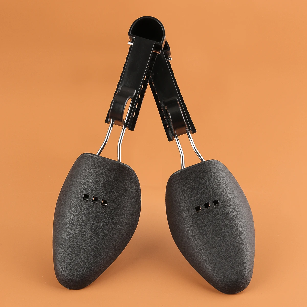 Brand New High Quality 1 Pair Plastic Shoe Tree Shaper Shapes Stretcher Adjustable for Women Men Unisex Fashion Black shoe tree