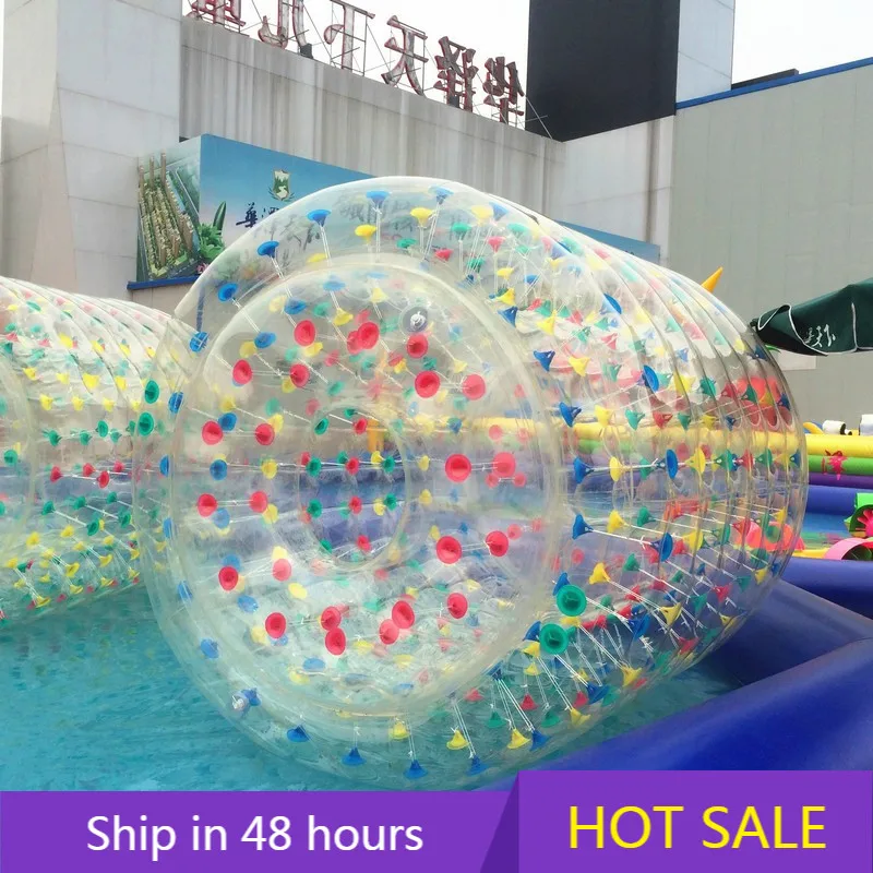 

YTYIN TPU/PVC Material of Interesting Inflatable Water Rolling Ball for Sale Kids Water Play Equipment Roller Ball