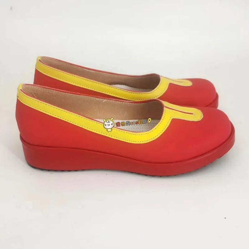 Cardcaptor Sakura Li Meiling Cosplay scarpe donna uomo Red Game Anime Cosplay Shoes