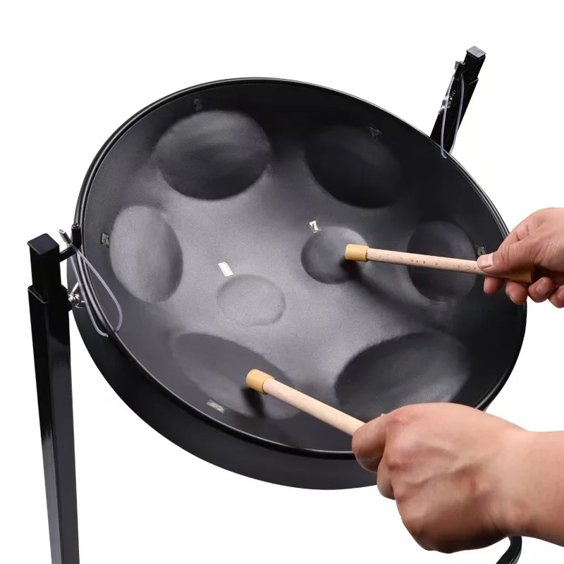 Wholesale 18 Inch Stainless Steel Drum Steel Pan With Stand for Beginner