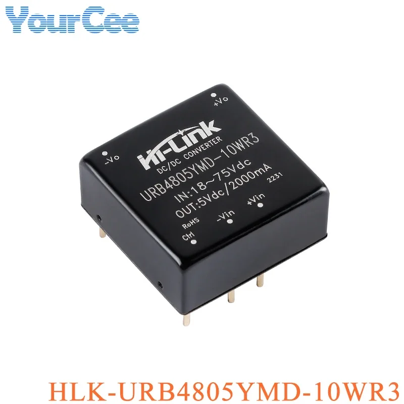 20W 10W 5W Isolated Non-regulated Power Supply Module 48V 24V 12V DC-DC URB4812YMD VRB1205YMD URB2412YMD URB4805YMD URB2405YMD