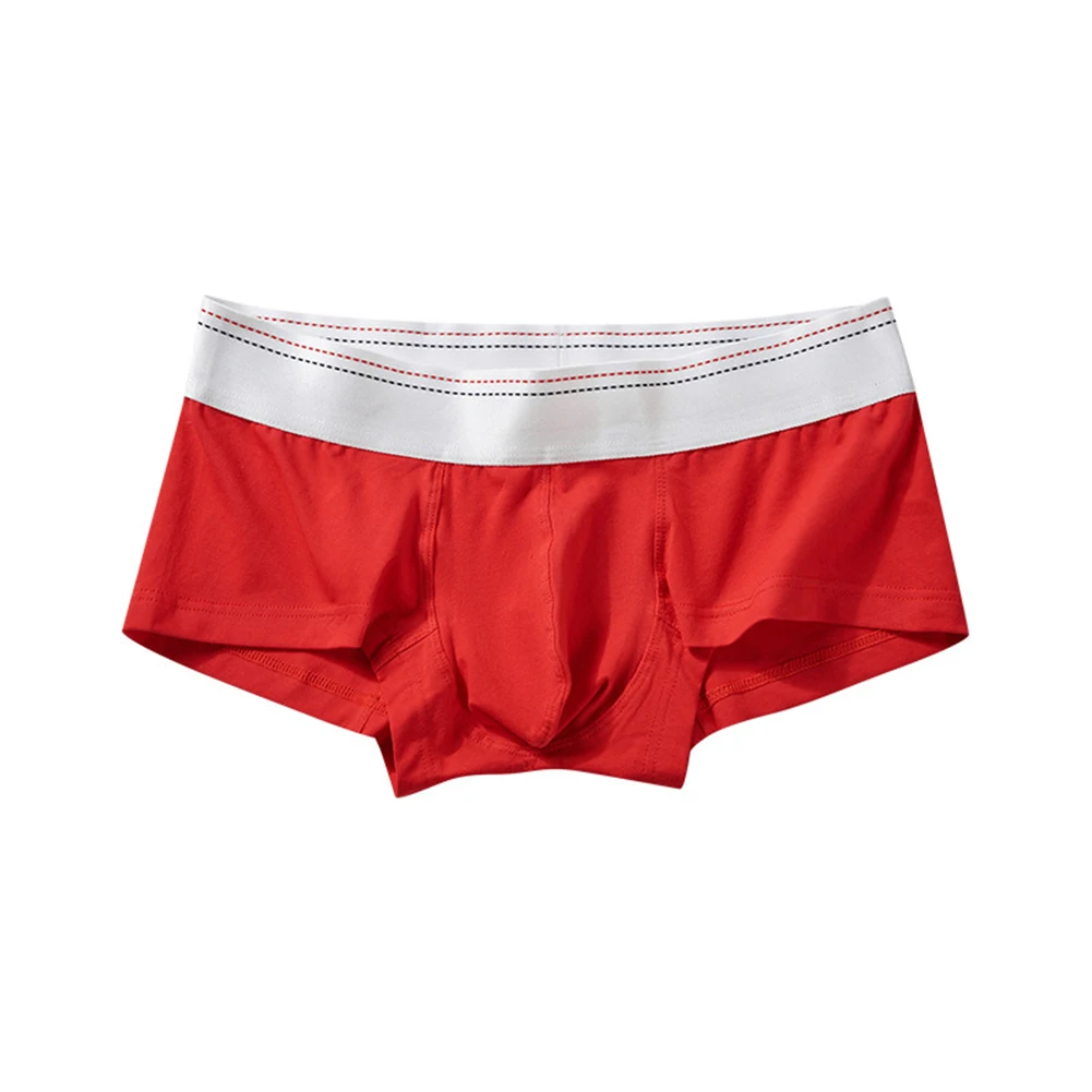 

High Stretch Shorts Comfortable Trunks Everyday Use Anti-Hemming Pants Classic Style Color Matching Pattern For Daily Wear
