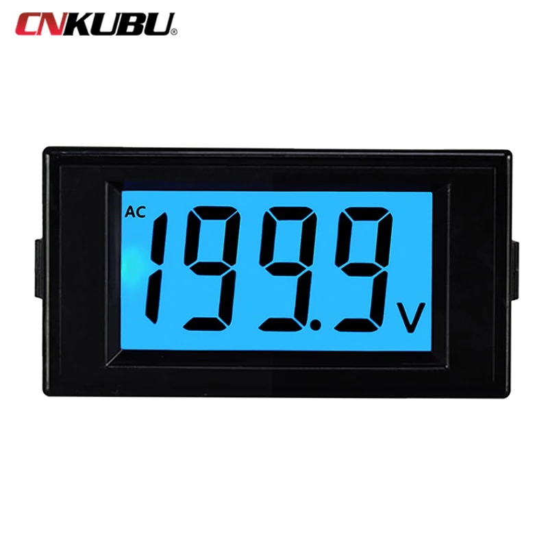 D69-22 AC/DC8-12V AC Voltage Digital Display Meter Isolated Power Supply LCD Digital Display AC 0-200V600V High Precision