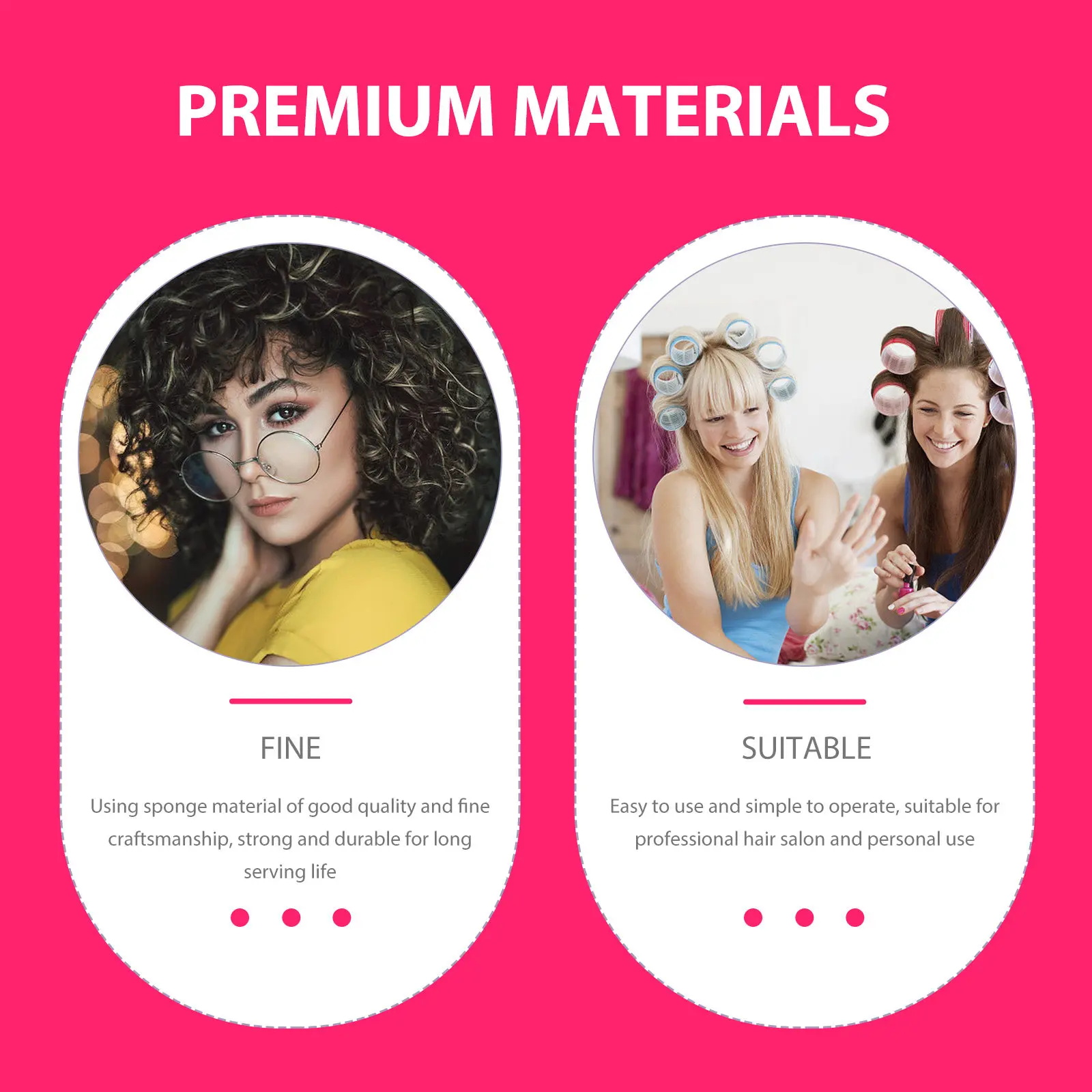 

Набор из 24 губчатых бигуди для самостоятельного завивки волос: нежные, бережные к коже головы, для воздушных челок, ретро-локоны, волнистые пряди, эффект объема