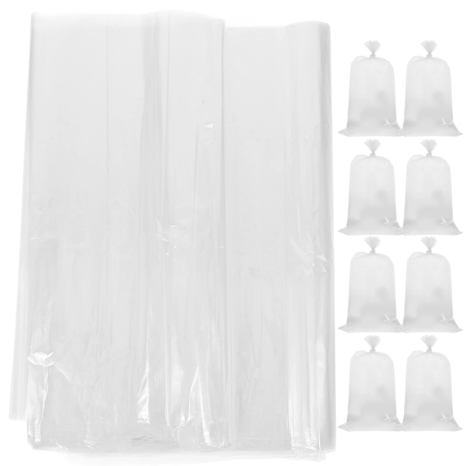 

100pcs Clear Bags for Cotton Cellophane Treat Bags Candy Food Grade Material Party Favor Supplies Bulk Packaging