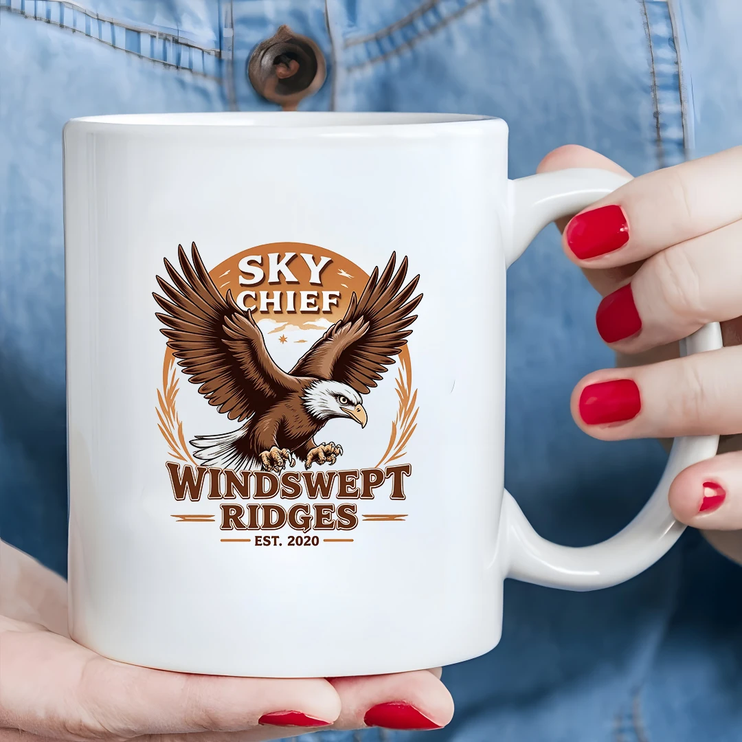 

11oz Cup + Eagle Eye Design + Kids Cold & Hot Beverage Cup Christmas Gift for Family & Office