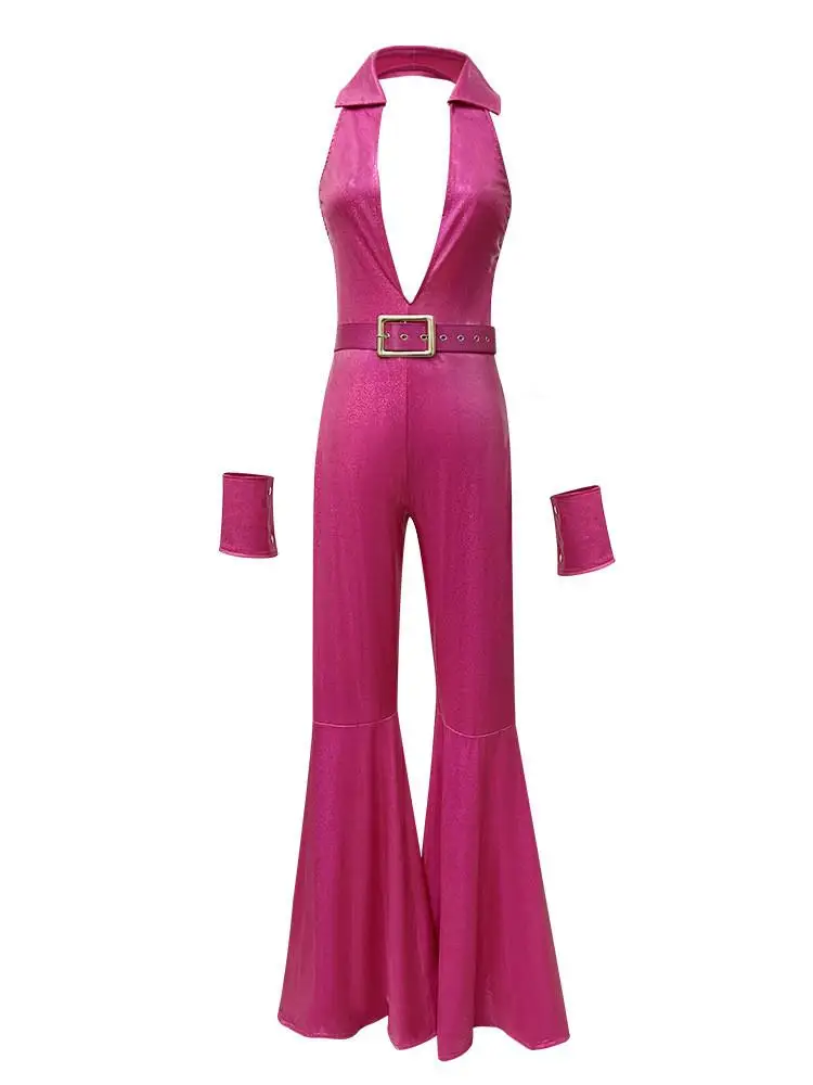 

New Halloween Hippie Bar Disco Jazz Dance Show Stage Costume Performance Suit Retro Style Fashionable Women's Ethnic Wear