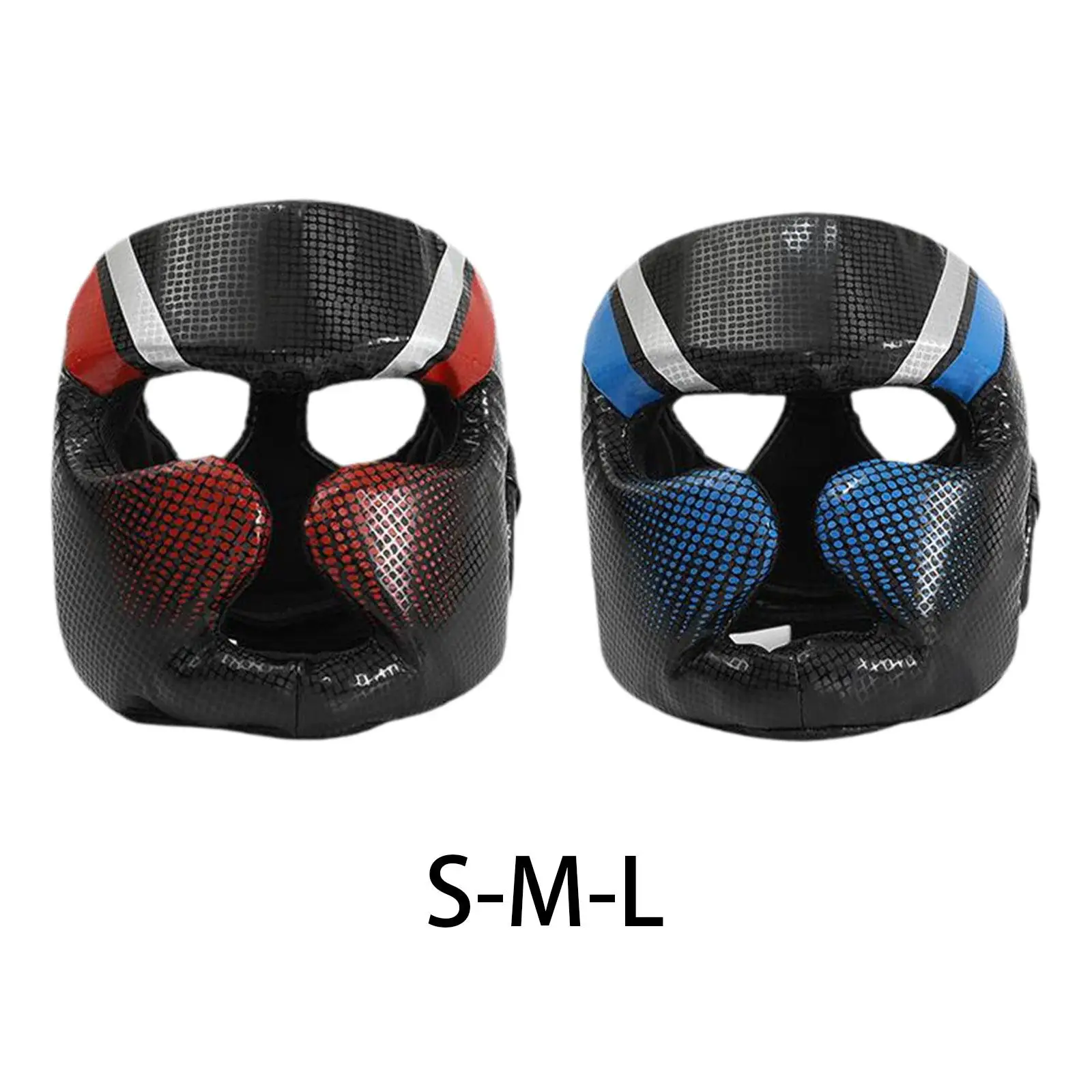 

Boxing Headgear Adjustable Ventilated Full Protection Forehead and Ear Protection Mma Karate Muay Thai Kickboxing Sparring