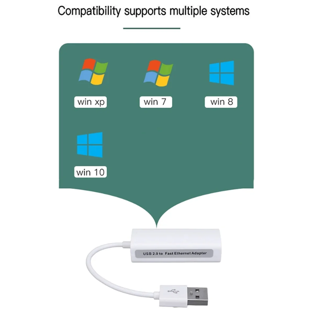 Сетевая карта A56XQ USB Type-C к Rj45 100M Конвертер сетевой карты без драйверов Адаптер сетевого кабеля Адаптер Ethernet A