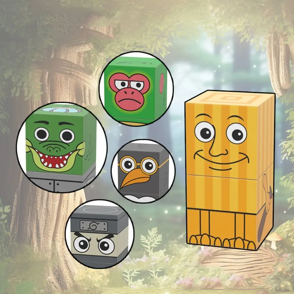 Tungtungsahur Italiaanse Brainrot Magnetisch Blok Speelgoed Tung Tung Shark Tung Tung Tung Sahur Puzzel Speelgoed Cartoon Italiaanse Brainrot