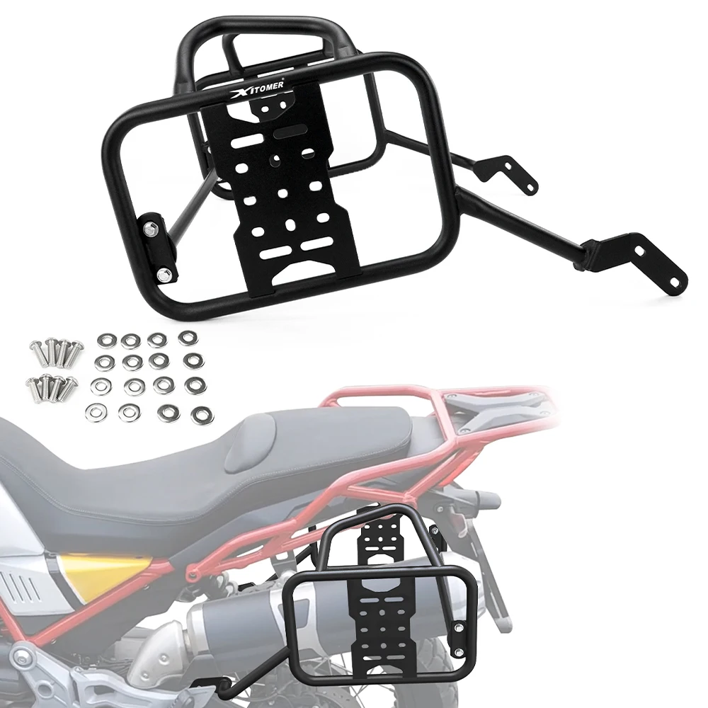 

For Moto Guzzi V 85 TT/Travel 2019 2020 2021 2022 2023 Motorcycle Panniers Rack Saddlebag Support Bracket Side Case Luggage Rack
